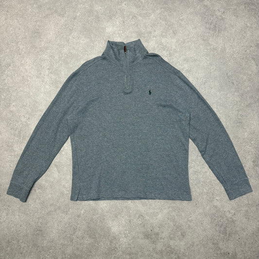 Polo Ralph Lauren Quarter Zip Size L Grey