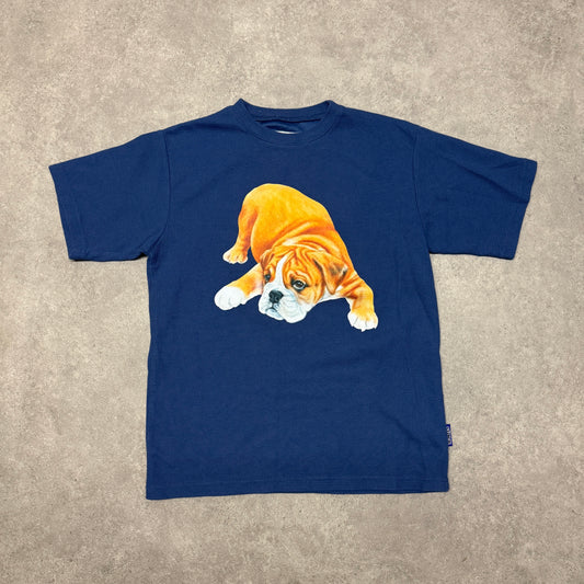 Always Do What You Should Do Waffle T-Shirt Size M Blue