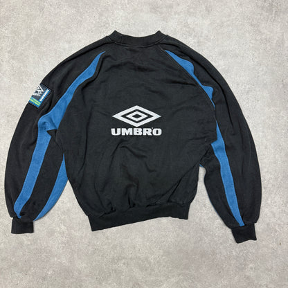 Vintage Umbro Big Logo Sweatshirts Black Size S