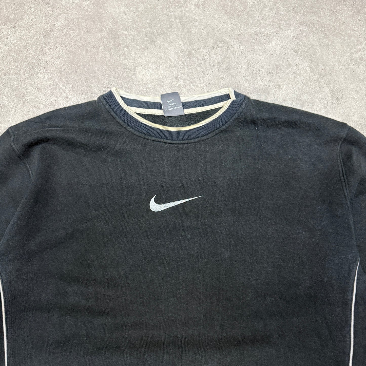 Vintage 90s Nike Sweatshirts Crew Neck Size XL Black