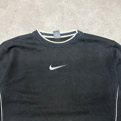 Vintage 90s Nike Sweatshirts Crew Neck Size XL Black