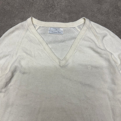 Cristian Dior Jumper Size M White