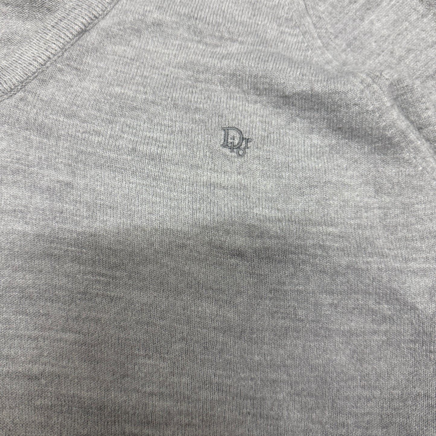 Christian Dior V Neck Jumper Size L Grey