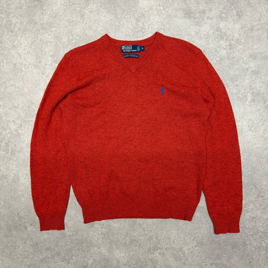 Polo Ralph Lauren Wool Jumper Size S Orange