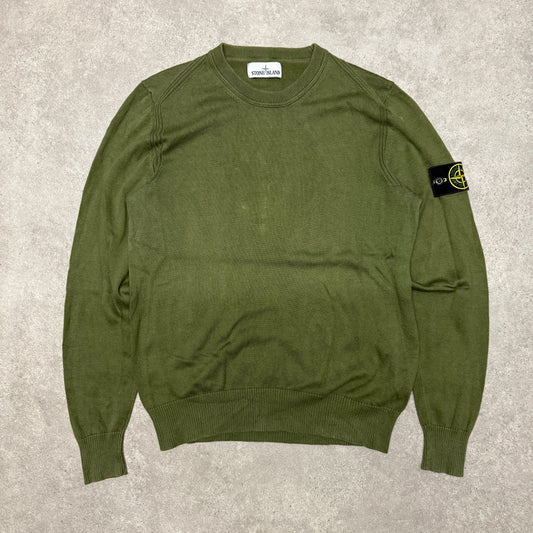 Stone Island Crew Neck Jumper Size S Green