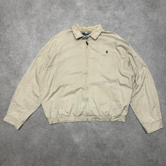 Polo Ralph Lauren Harrington Lined Jacket  Size XL  Beige