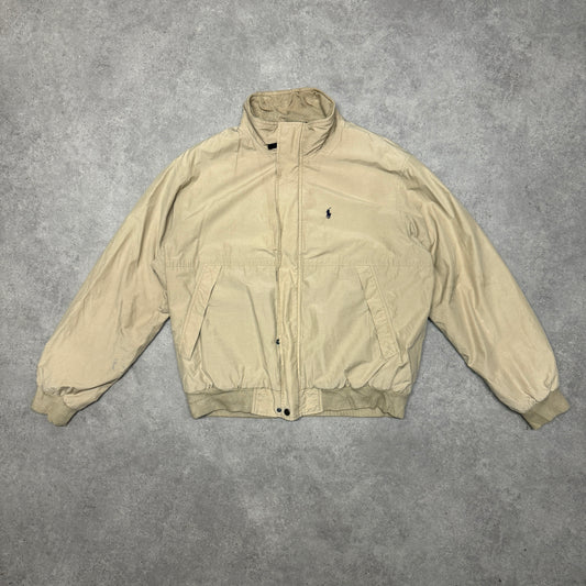 Polo Ralph Lauren Harrington Lined Jacket  Size L Beige