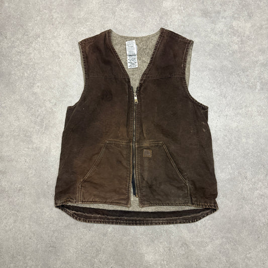 Vintage Carhartt Vest Size XL Brown