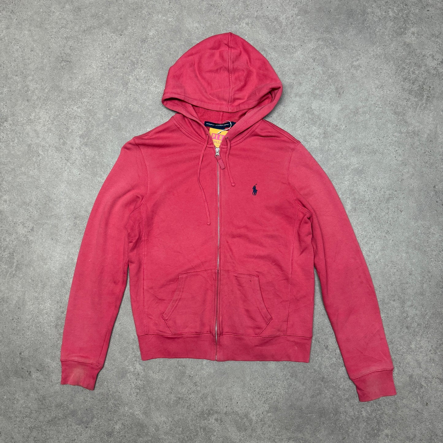 Polo Ralph Lauren Full Zip Hoodie Women Size L  Pink