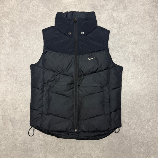 Vintage Nike Puffer Vest Size S Black