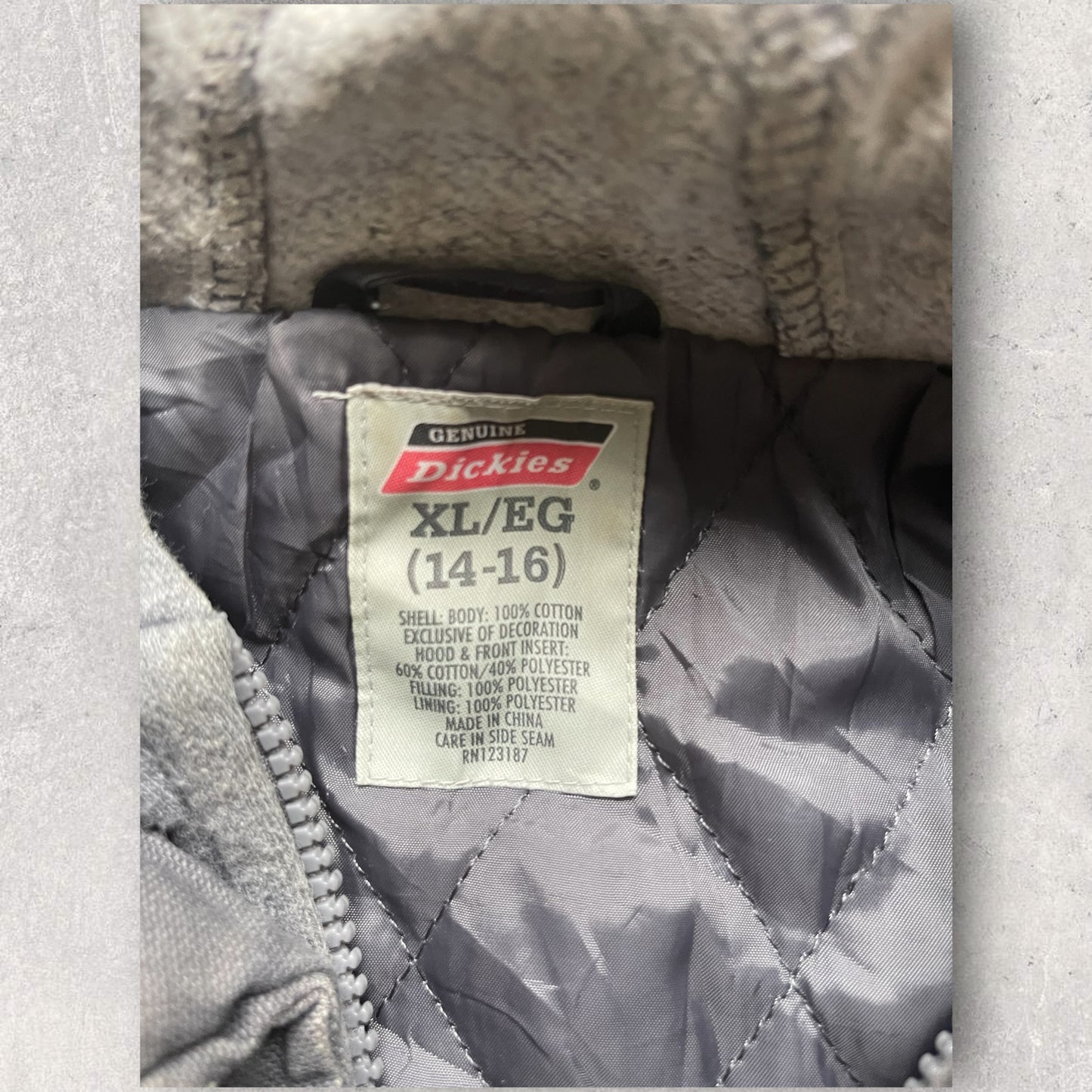 Vintage Dickies Shirt Jacket Workwear Retro Grey XL Size W_4
