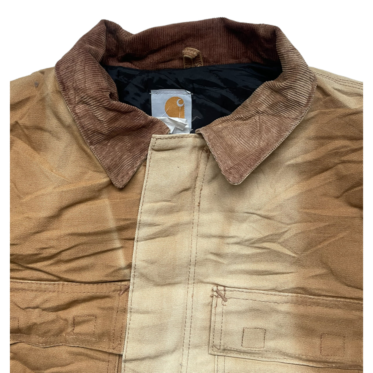 Vintage Carhartt Detroit Jacket Workwear L Size Camel A_44