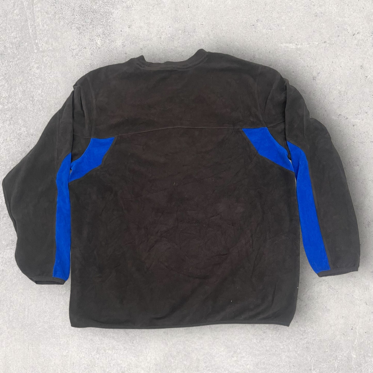 Vintage Adidas Fleece Jacket Retro Black Size XXL FL_26