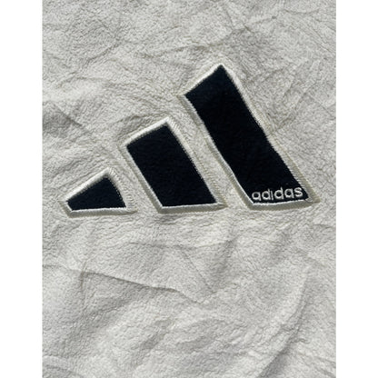 Vintage Adidas Sweatshirt 3 Stripes Retro L Size Cream A_29