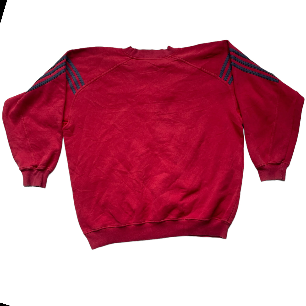 Vintage red 2025 adidas sweatshirt