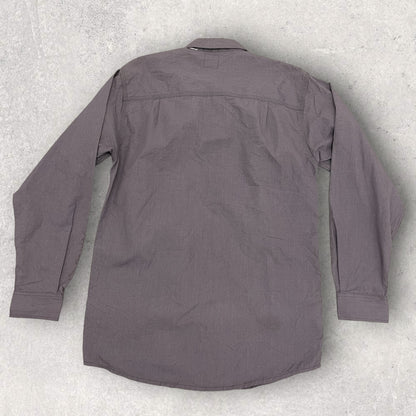 Vintage Carhartt Long Sleeve Shirt Workwear Grey Size S SH_12