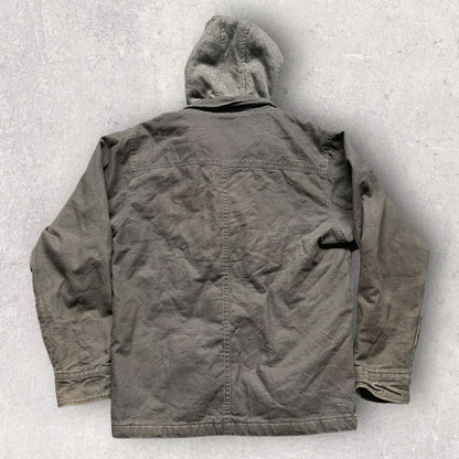Vintage Dickies Shirt Jacket Workwear Retro Grey XL Size W_4
