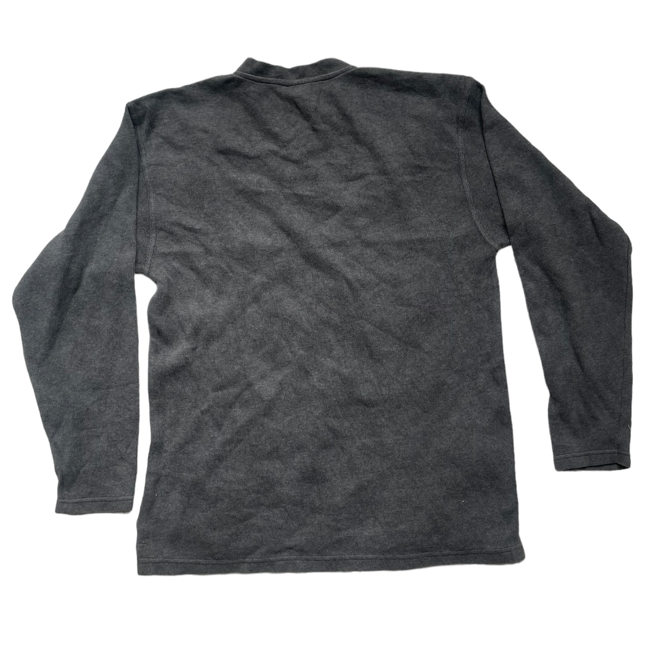 Nike Vintage Sweatshirt V Neck 90s L Size Grey A_34