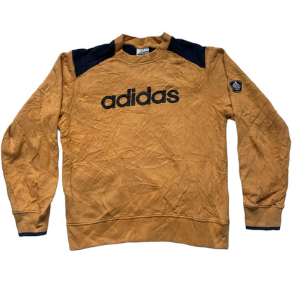 Vintage Adidas Sweatshirt Retro 90s S Size Orange A_30