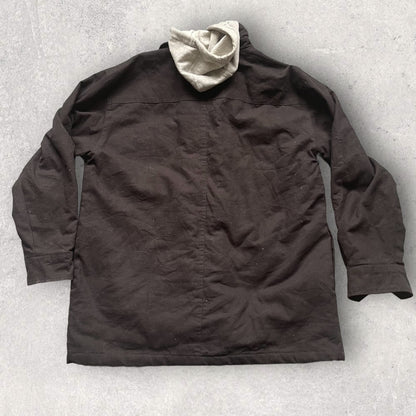 Dickies Workwear Shirt Jacket Vintage Hoodies Black XL Size W_1