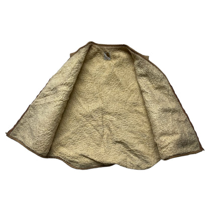Carhartt Vintage Vest Workwear Fur Lined XL Size Camel A_42